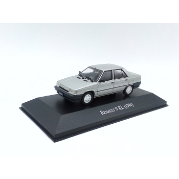 Renault 9 RL 1994 silver - skala 1:43 - Salvat/Hachette
